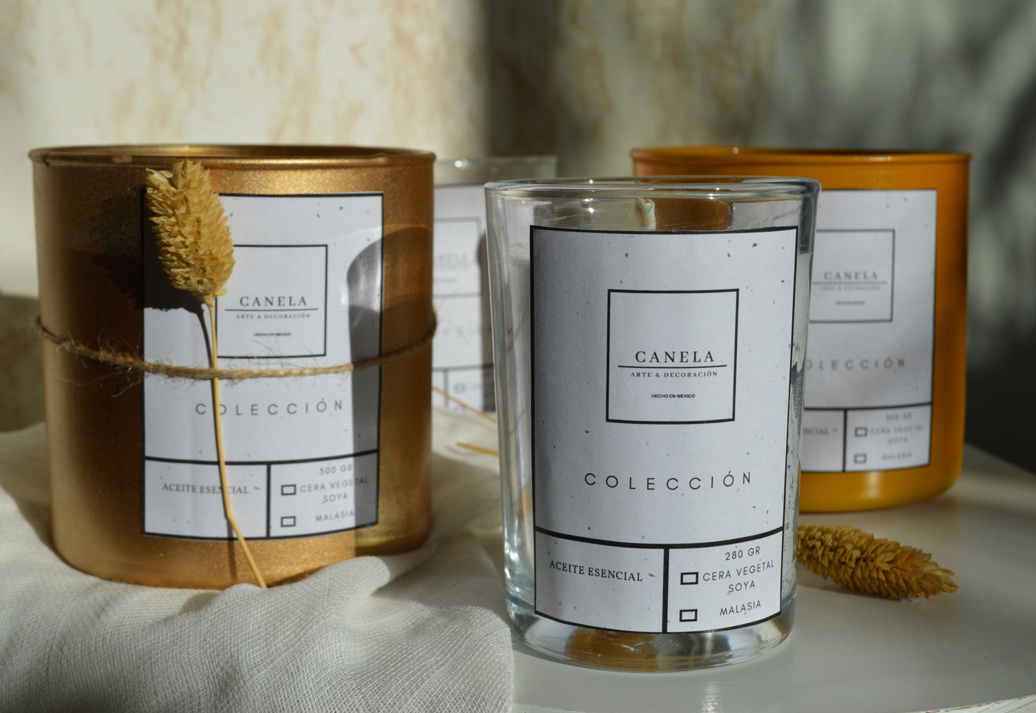 Velas de Cristal Aromáticas Personalizadas